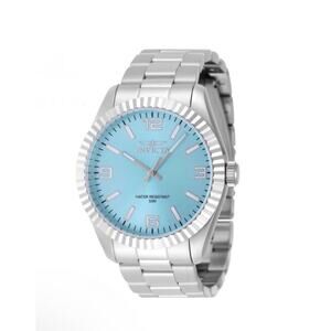 Invicta Specialty Oxford 43mm Men's Watch Stainless Tiffany Blue 18.28Dial 48906